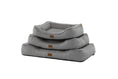 Load image into Gallery viewer, Koala Rectangular Fabric & Plush Lounge Pet Bed | GRAY