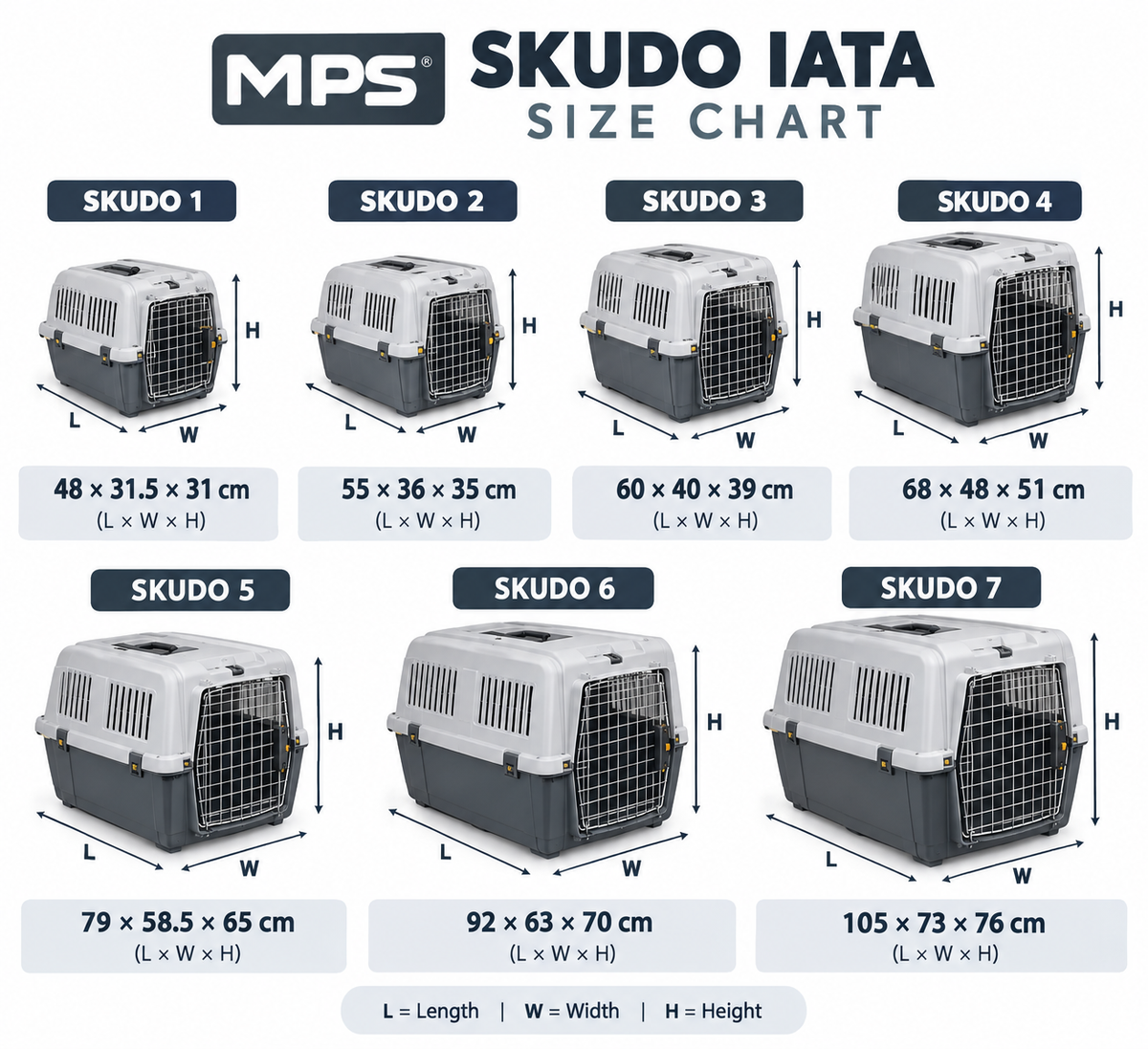 MPS Skudo IATA Pet Carrier – Size 1