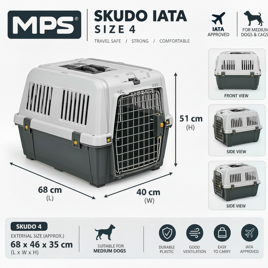 MPS Skudo IATA Pet Carrier – Size 4
