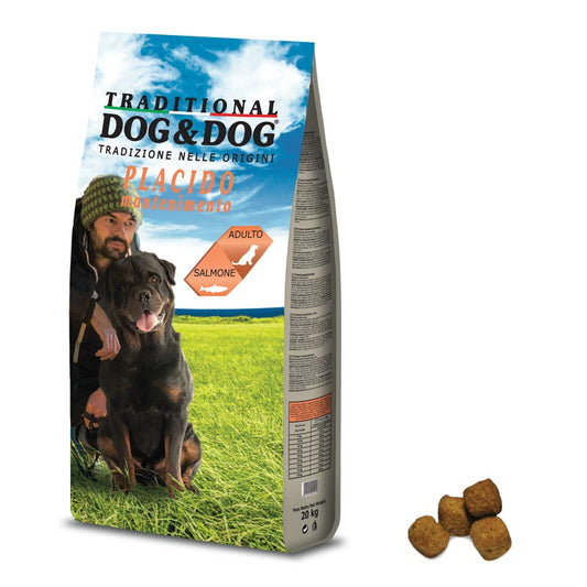 Dog & Dog Traditional Adult Dry Dog Food With Salmon 20Kg
