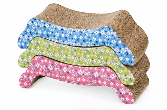 Elevated Bridge Corrugated Cardboard Cat Scratcher Lounge
