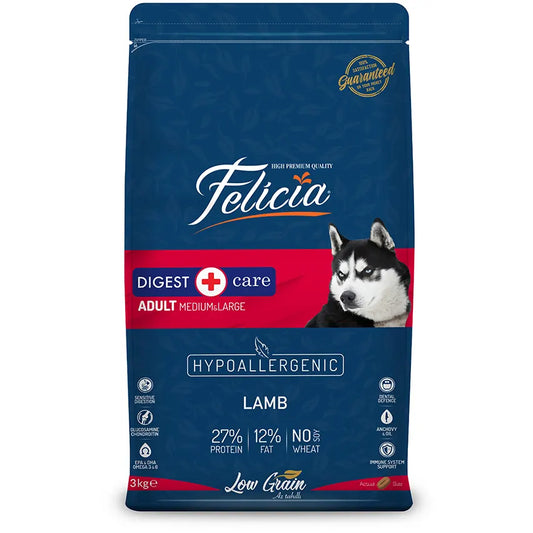 Felicia Digest Care Adult Lamb Medium and Large Dry Dog Food