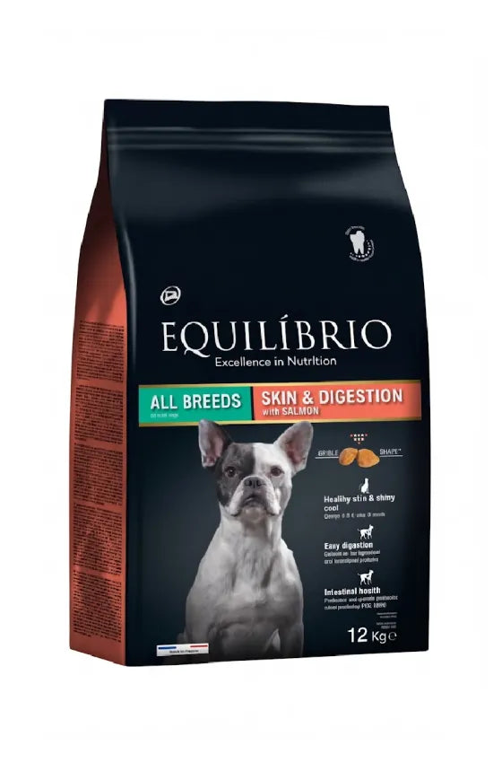 Equilibrio Dog Skin & Digestion All Breeds Salmon Dry Dog Food