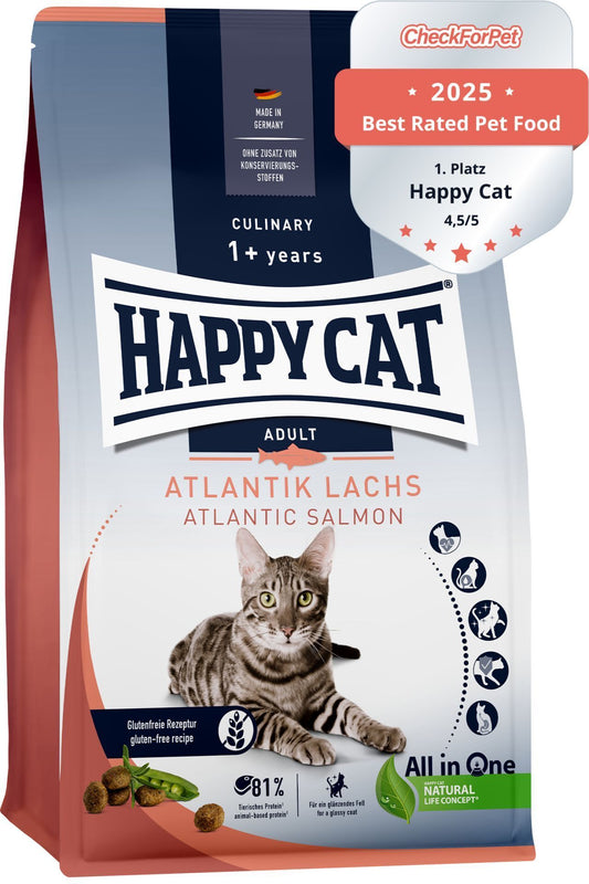 Happy Cat Culinary Adult Atlantic Salmon Dry Cat Food