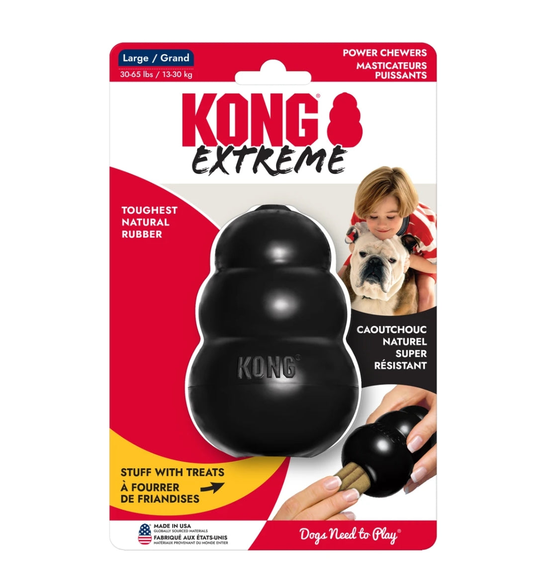 KONG Extreme – Large | Tough Natural Rubber Dog Toy