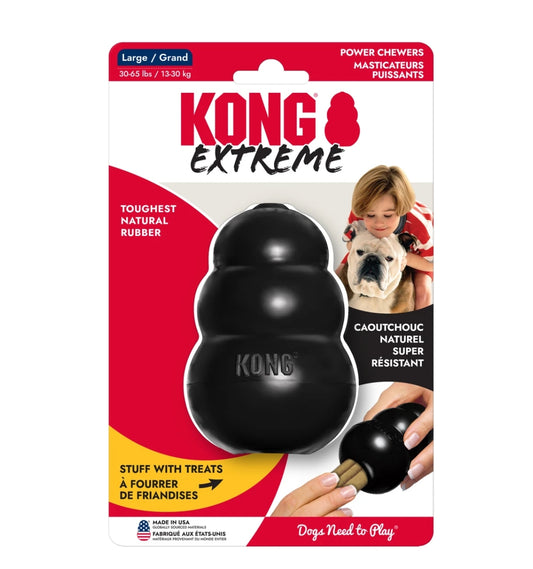 KONG Extreme – Large | Tough Natural Rubber Dog Toy