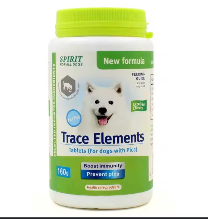 Spirit Trace Elements Tablets for Dogs with Pica (160g)