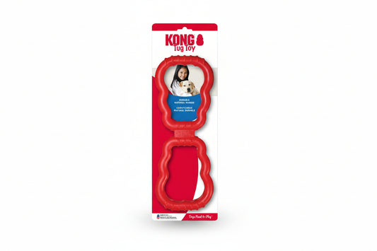 KONG Tug Toy – Natural Rubber Interactive Dog Toy