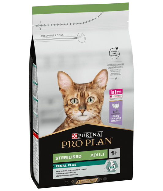 Purina - Pro Plan, Sterilised Adult Renal Plus Dry Cat Food with Turkey