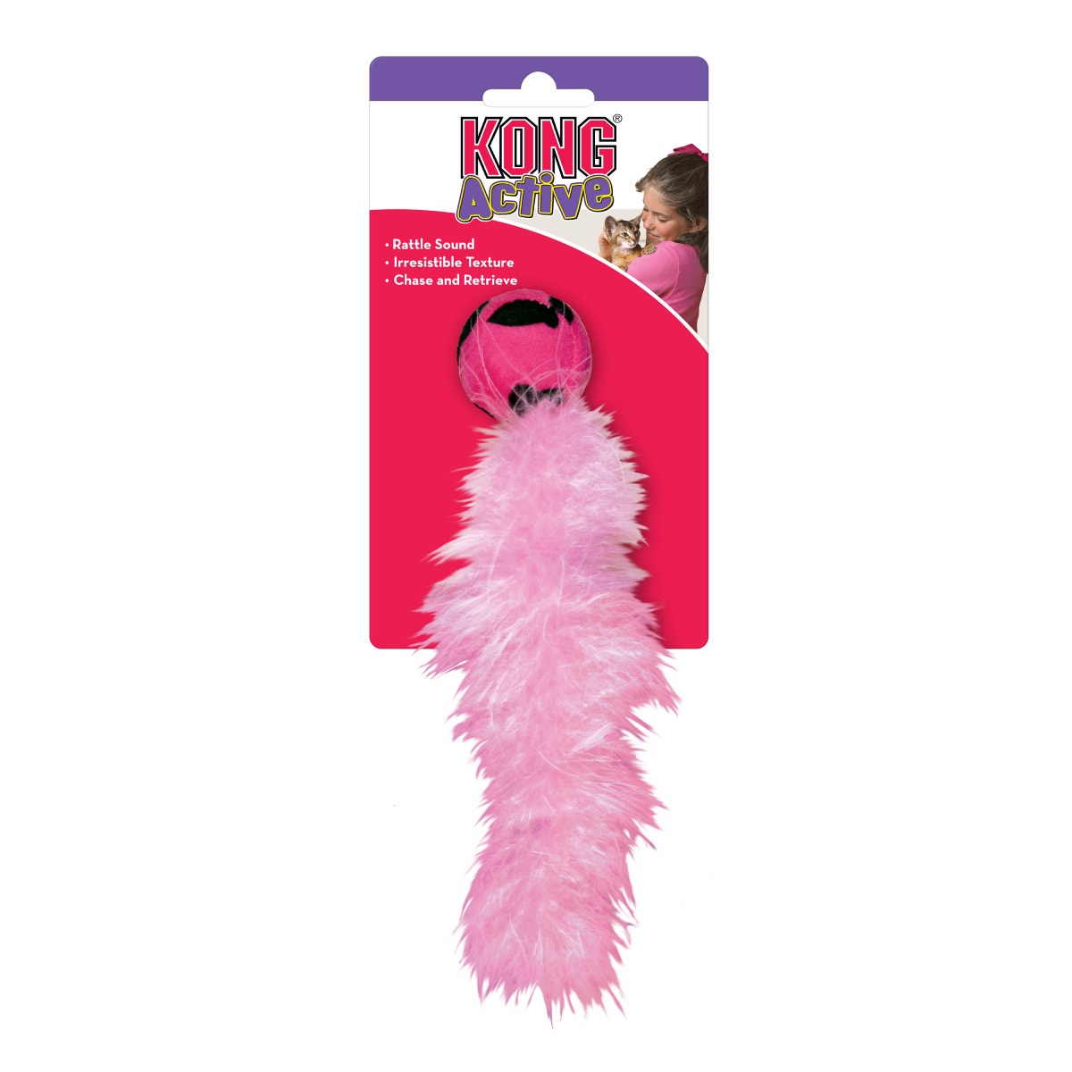 KONG Active Feather Teaser | Cat Toy