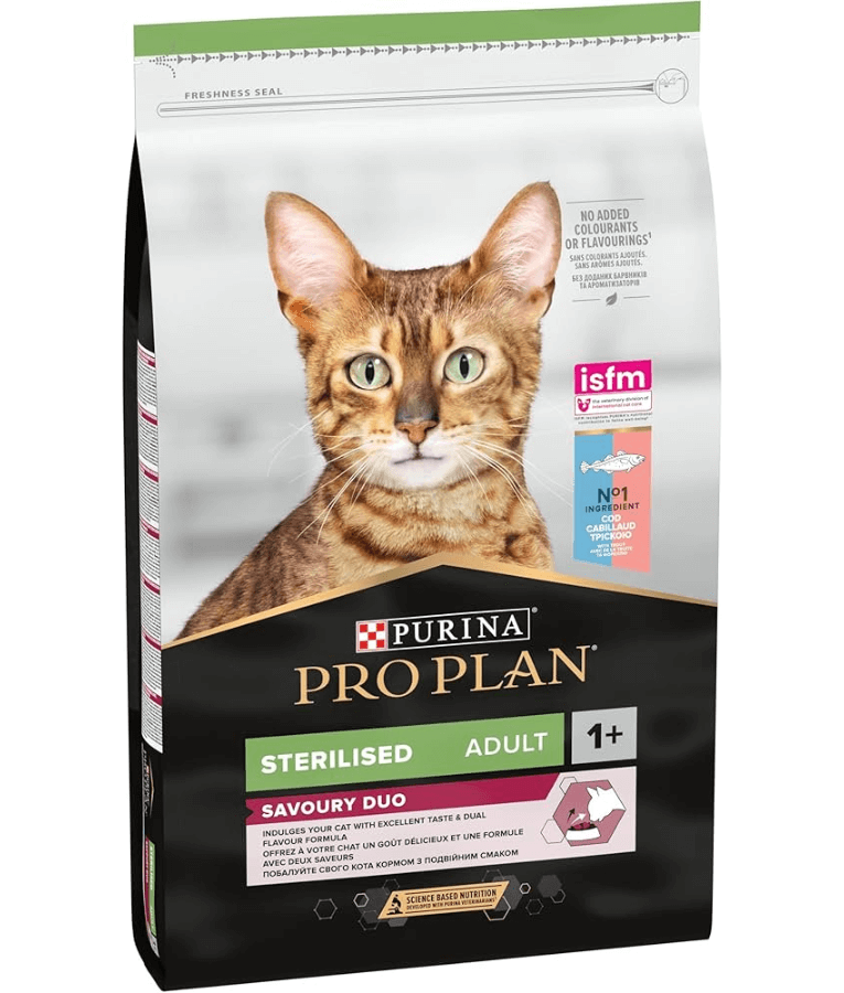 Purina - Pro Plan, Sterilised Adult 1+ Savoury Duo - Rich in Cod With Trout