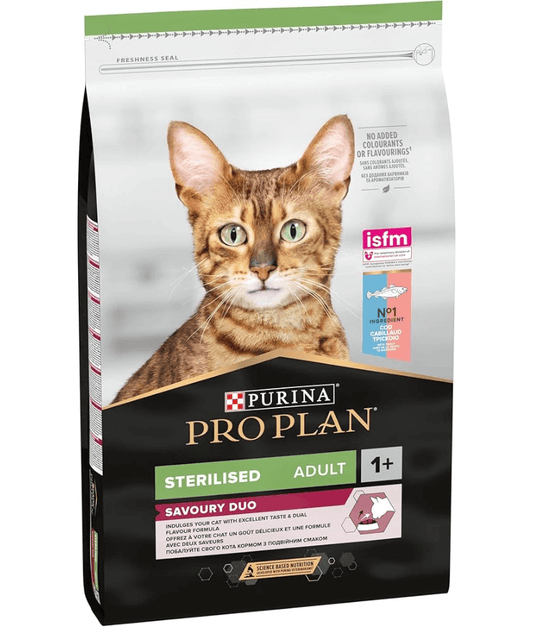 Purina - Pro Plan, Sterilised Adult 1+ Savoury Duo - Rich in Cod With Trout