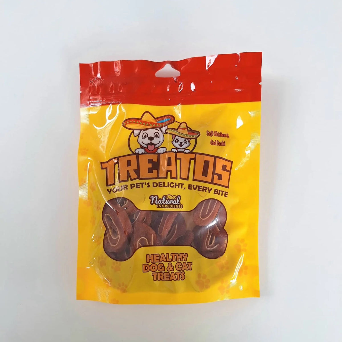 TREATOS - SOFT CHICKEN & COD SUSHI (200 G)