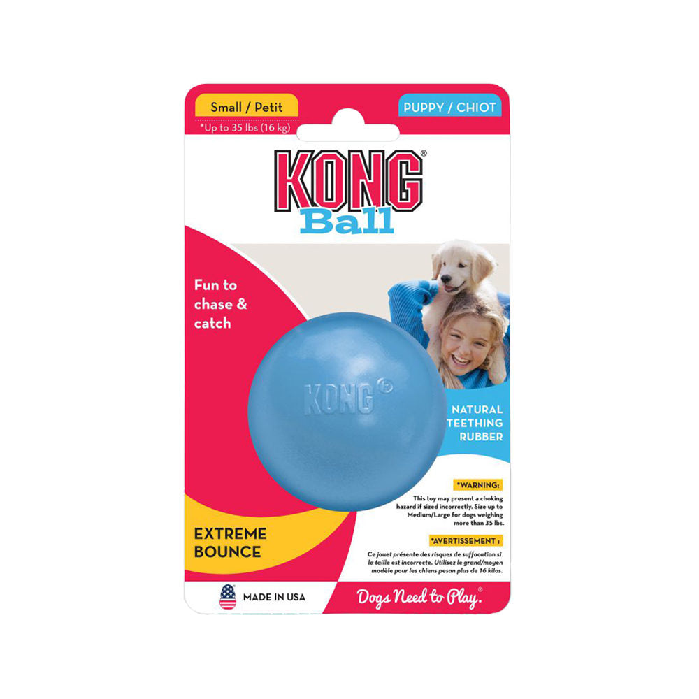 KONG Puppy Ball Blue | Dog Toy