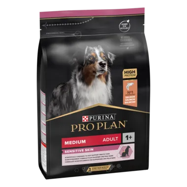 Purina Pro Plan Sensitive Skin Medium Adult, Dry Dog food with Salmon