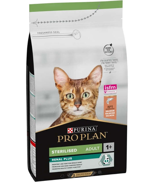 Purina - Pro Plan, Renal Plus With Salmon, Sterilised Adult Dry Cat Food