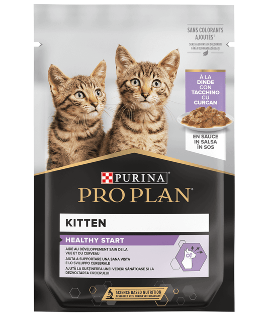 Purina - Pro Plan, Kitten, Wet Cat Food, Turkey in Gravy