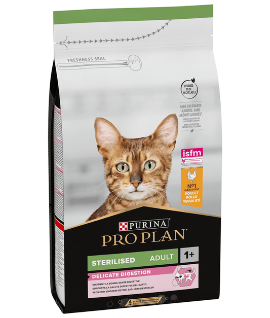 Purina - Pro Plan, Sterilised Adult Delicate Digestion Dry Cat Food with Chicken