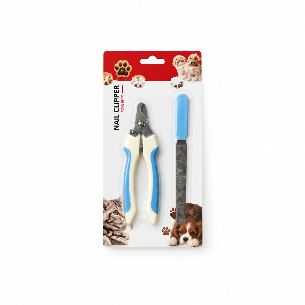 Heavy-Duty Stainless Steel Pet Nail Clipper and File