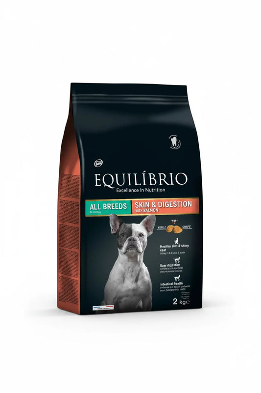 Equilibrio Dog Skin & Digestion All Breeds Salmon Dry Dog Food