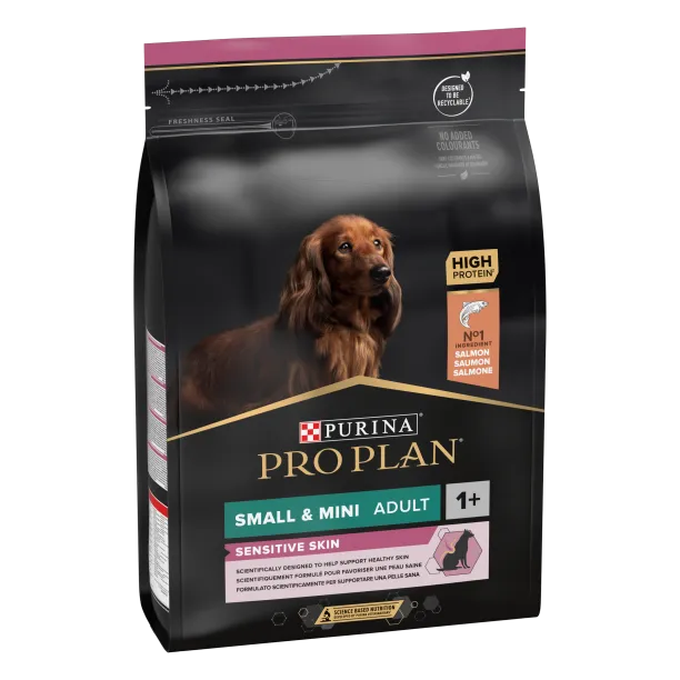 Purina Pro Plan Sensitive Skin Small and Mini Adult, Dry Dog food with Salmon