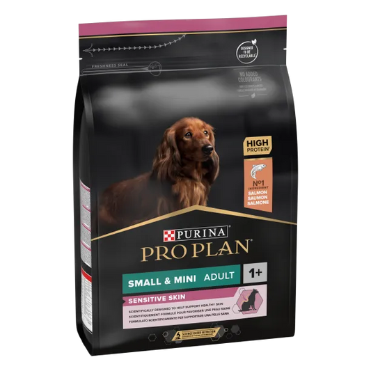 Purina Pro Plan Sensitive Skin Small and Mini Adult, Dry Dog food with Salmon
