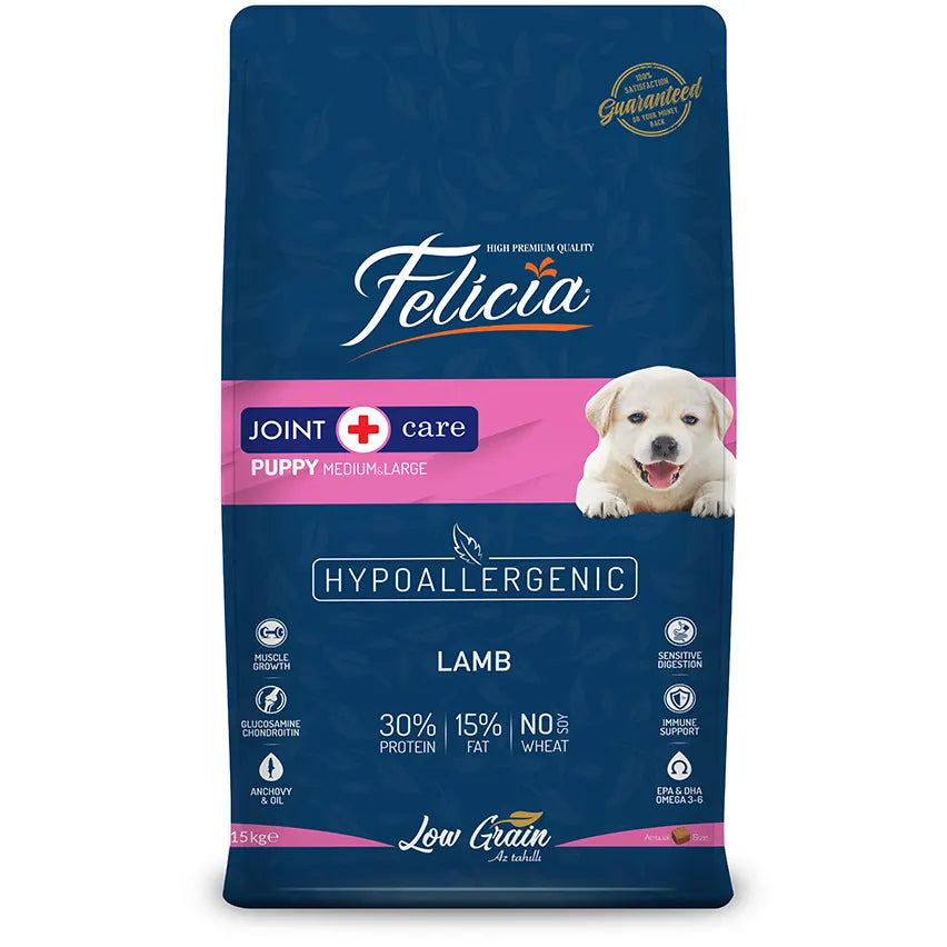 Felicia Joint Care Puppy Lamb Medium and Large Dry Dog Food