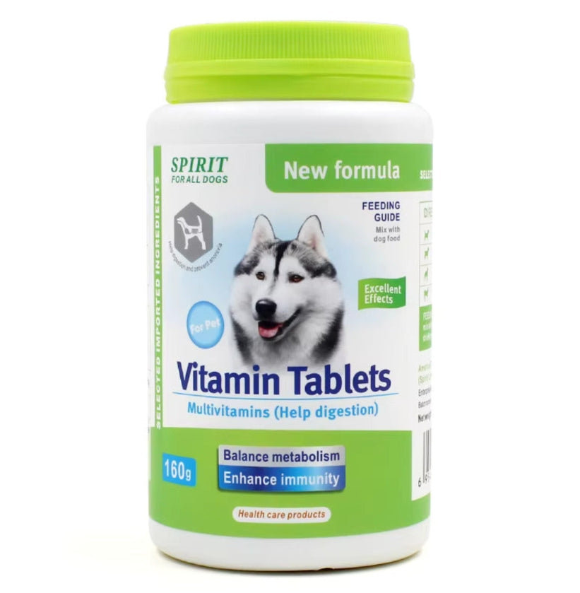 Spirit Multivitamin Tablets for All Dogs (160g)