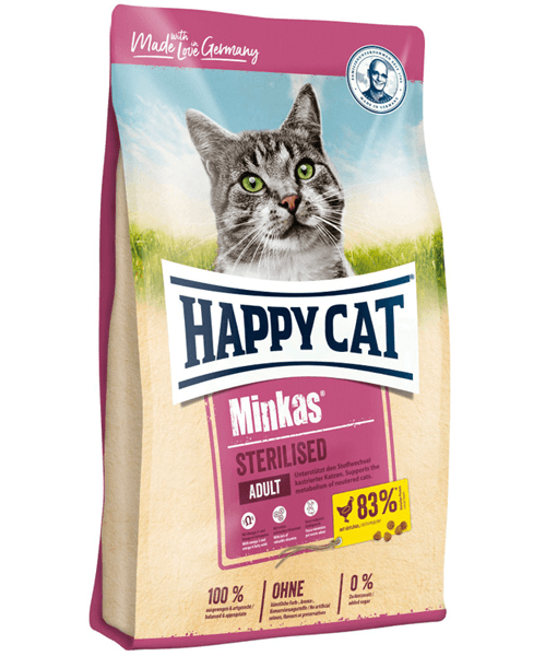 Happy Cat - Minkas Sterilised Poutlry Dry Cat Food