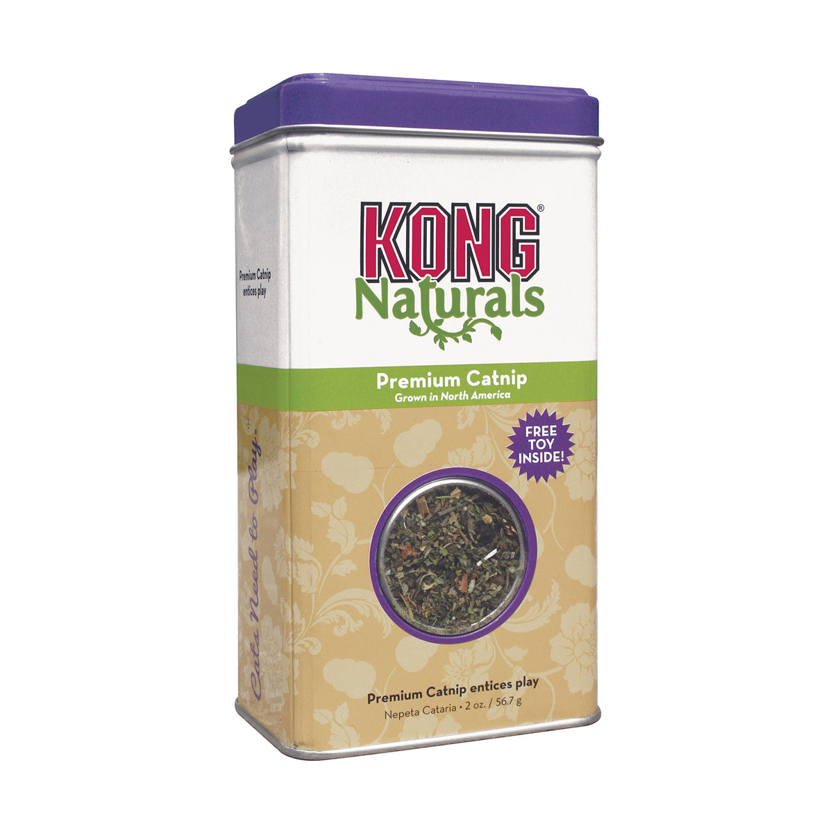 KONG Naturals Premium Catnip Tin