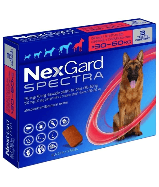 Nexgard Spectra - Tick, Flea and Worm Protection - 30kg-60kg
