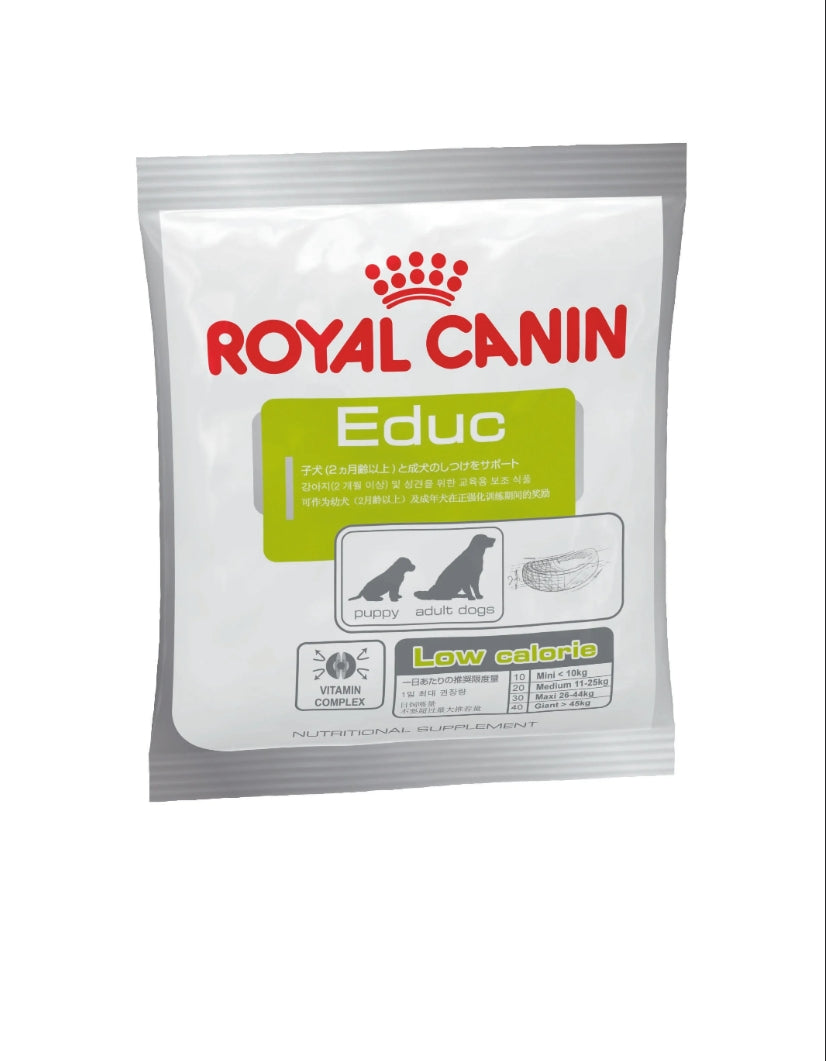 Royal Canin Educ Low Calorie Training Treats for Puppies & Adult Dogs