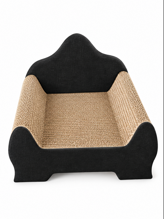 Corrugated Cardboard Cat Couch Bed & Scratcher