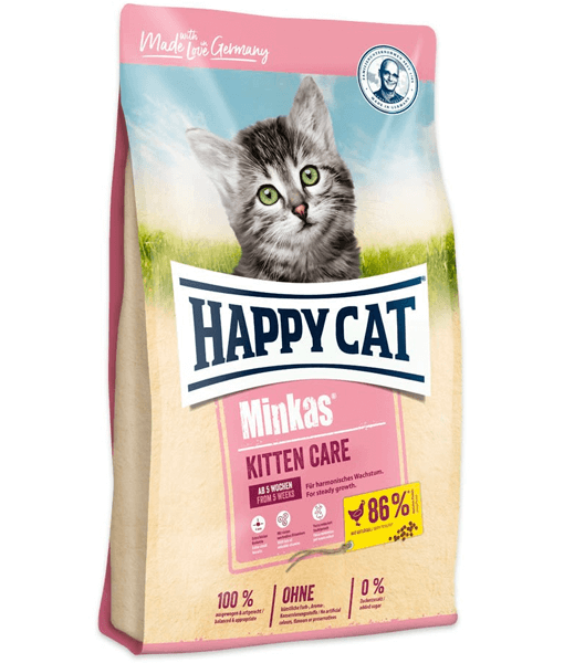 Happy Cat - Minkas Kitten Care Poultry Dry Cat Food