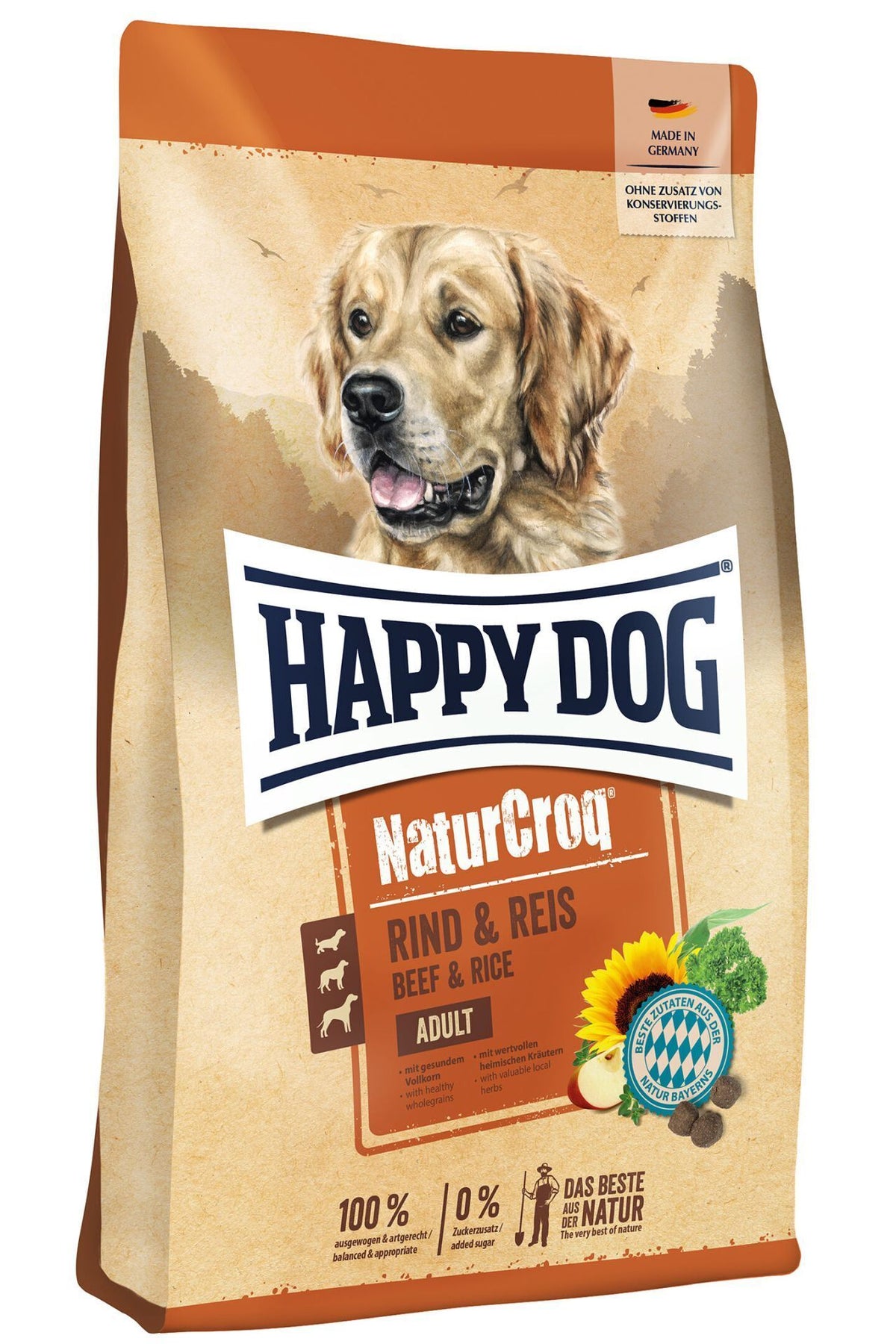 Happy Dog NaturCroq Beef & Rice Dry Dog Food