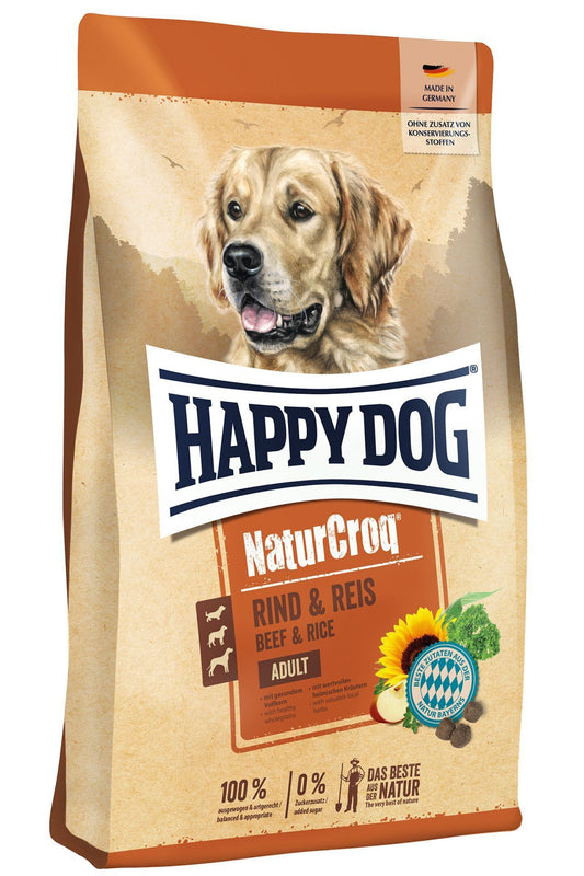 Happy Dog NaturCroq Beef & Rice Dry Dog Food