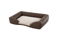 Load image into Gallery viewer, Koala Rectangular Leatherette & Plush Sofa Pet Bed | BROWN
