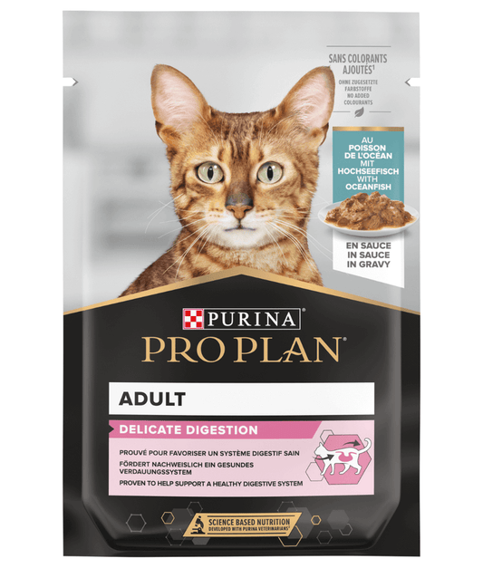 Purina - Pro Plan, Delicate Digestion Wet Cat Food, Oceanfish in Gravy