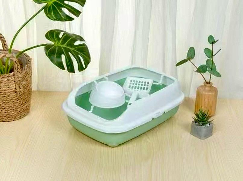 Sifting Cat Litter Box with Anti-Tracking Tray