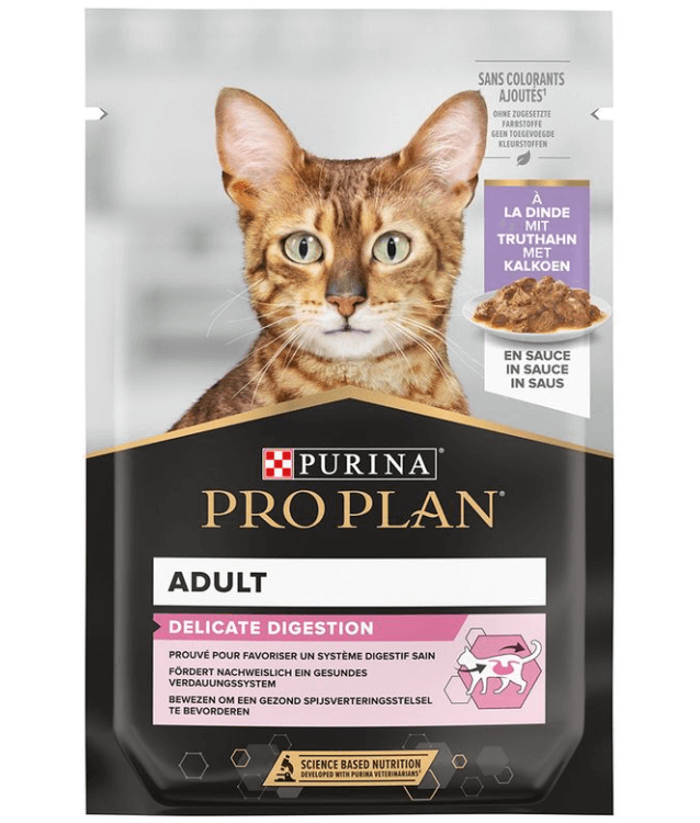 Purina - Pro Plan, Delicate Digestion Wet Cat Food, Turkey in Gravy