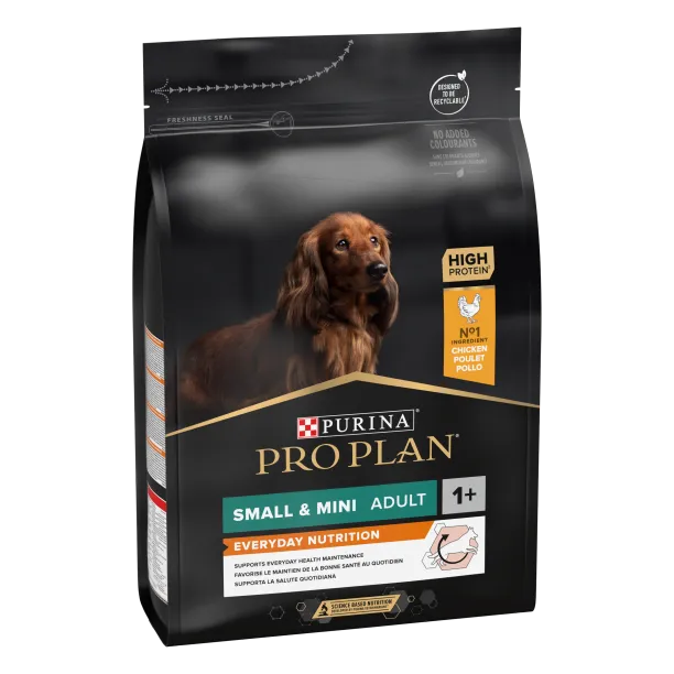 Purina Pro Plan Everyday Nutrition Small and Mini Adult, Dry Dog food with Chicken