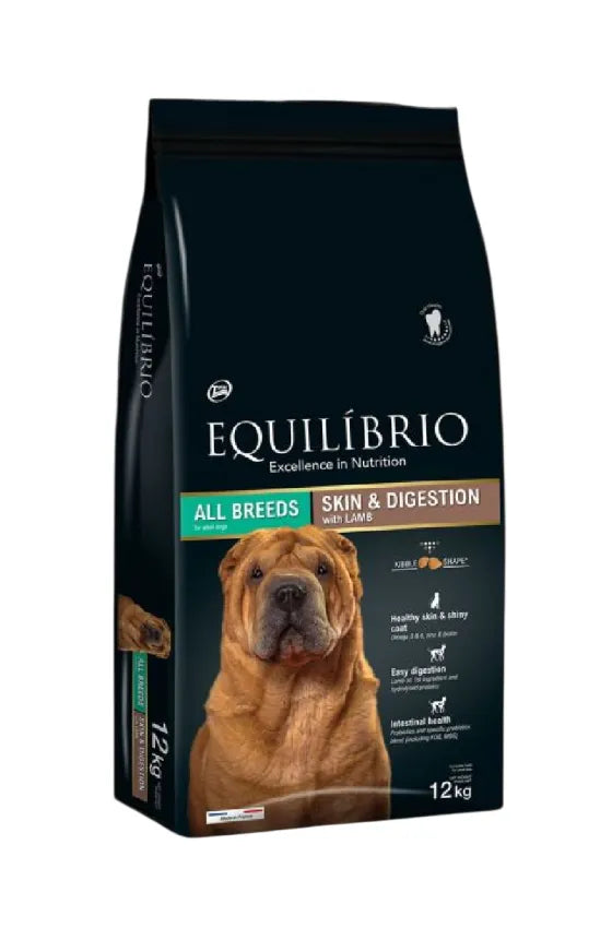 Equilibrio Dog Skin & Digestion All Breeds Lamb Dry Dog Food