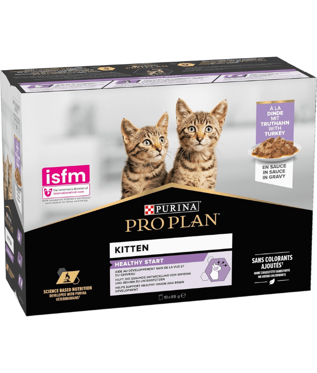 Purina - Pro Plan, Kitten, Wet Cat Food, Turkey in Gravy