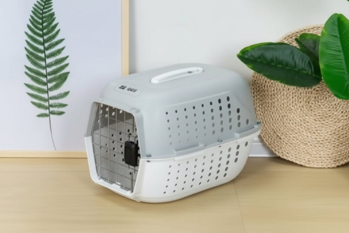 Pet Carrier with Metal Door