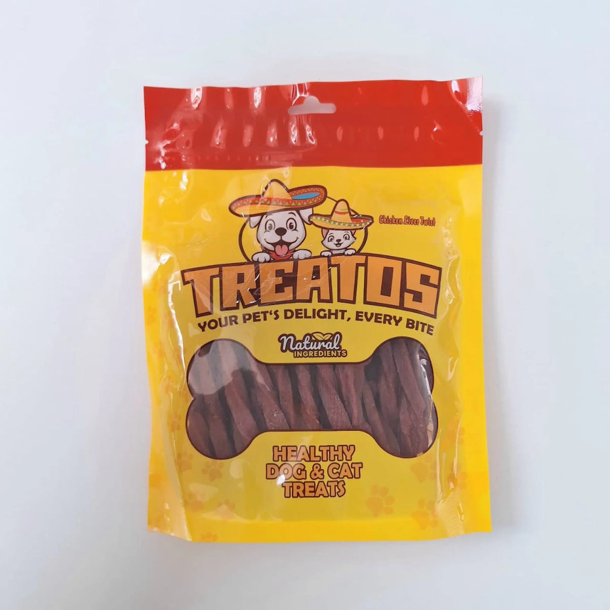 TREATOS - CHICKEN LIVER TWIST (200 G)