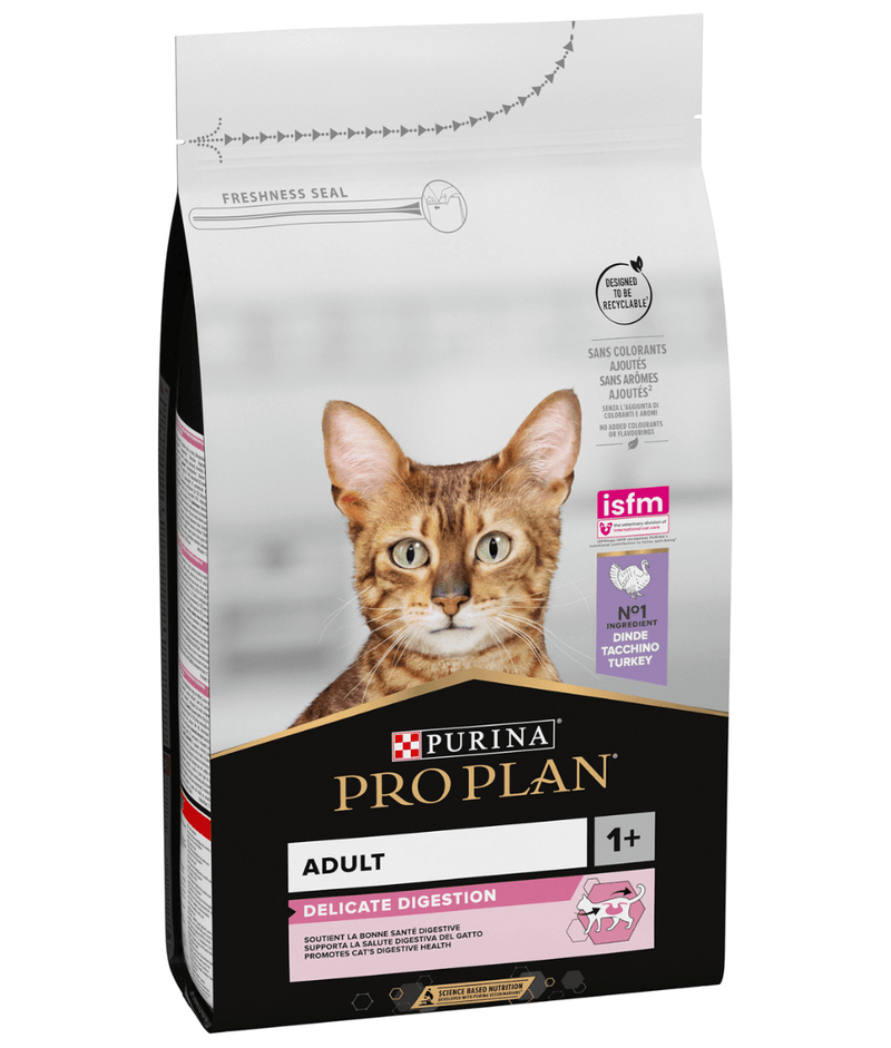 Purina - Pro Plan, Adult Delicate Digestion, Dry Cat Food with Turkey