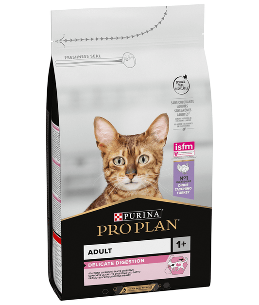 Purina - Pro Plan, Adult Delicate Digestion, Dry Cat Food with Turkey