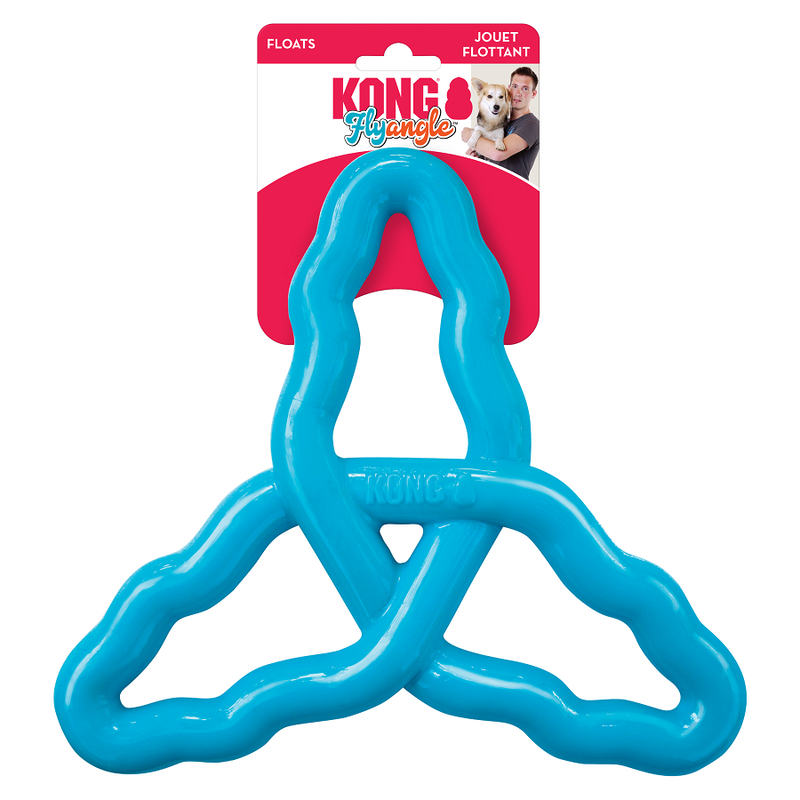 KONG Flyangle Blue - Large | Dog Toy