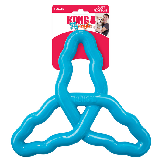 KONG Flyangle Blue - Large | Dog Toy